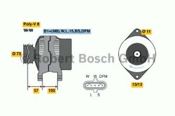 Генератор 28V 120A