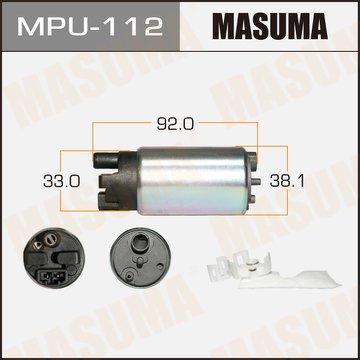 Насос топливный 85L/h, 3kg/cm2 сетка MPU-051