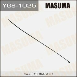 Хомут пластиковый 5,0 x 450 черный MASUMA YGS1025
