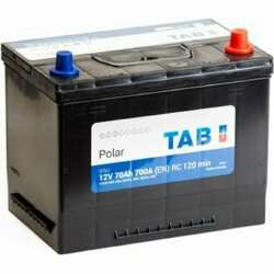 Аккумулятор tab polar 70ач en700 asia 270х180х220 обр/п 57029