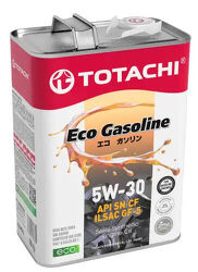 Totachi eco gasoline 5w-30 (4l)_масло моторн. синт.api sncf, ilsac gf-5, ford wss-m2c-946a