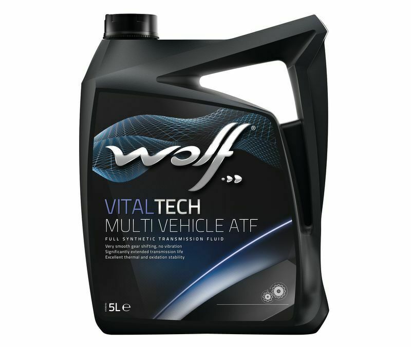 Масло трансмиссионное WOLF VITALTECH MULTI VEHICLE ATF, 5л