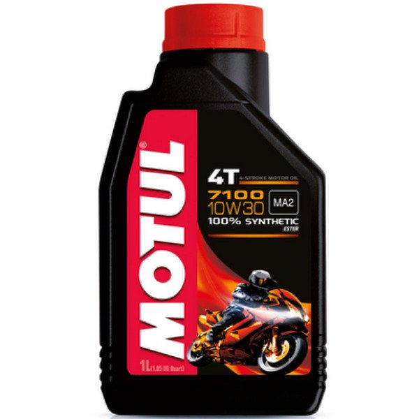 Motul 10w-30 7100 4t (1l) jaso ma2_масло моторное для мотоциклов api: sn, синт. на основе эстеров