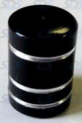Колпачки на вентиль KNV 007-2, "Цилиндр чер.", черный