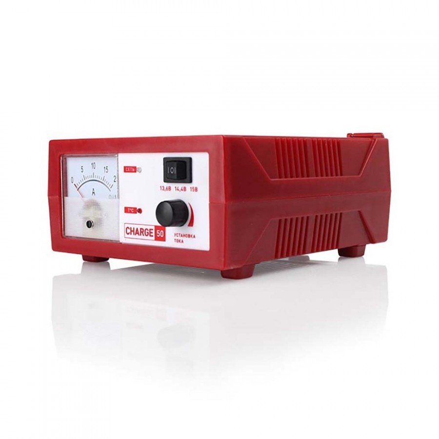 Зарядное устройство Carfort Charge-50 (автомат, 0,8-20А, 3-режимное (AGM), стрелочный амперметр), CC