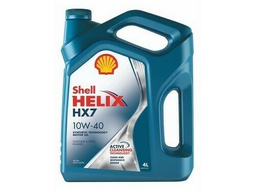 Shell 10w-40 (4l) helix hx7_масло моторноеapi sn+sn, acea a3b3b4, mb 229.3, vw 501.01505.00