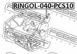 Прокладка пробки кпп land rover freelander/volvo s40/s60/s80/xc90