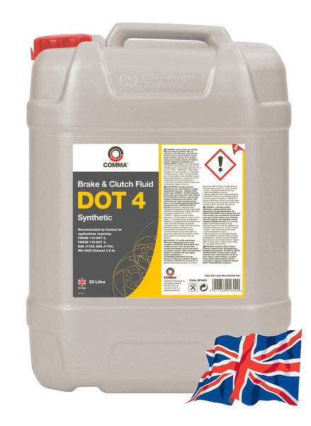 COMMA DOT 4 BRAKE FLUID (20L)_жидкость тормозная! DOT 4