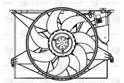 Э/вентилятор охл. для а/м Mercedes-Benz S (W221) (05-) (с кожухом)
