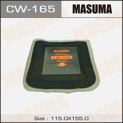 Заплатка кордовая 155 х 115 мм 4 слоя корда 1 шт. MASUMA CW-165
