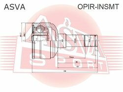 Шрус Внутренний 26x35x27, ASVA, OPIRINSMT