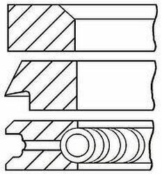 Комплект поршневых колец