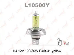 Лампа галогенная H4 12V 100/80W P45T-41 YELLOW