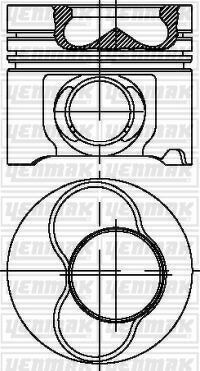 31-04317-000 81,00 mm Сил 1/2 Порш.+палец,с кольцом (10013160/270720/0383762, Турция)