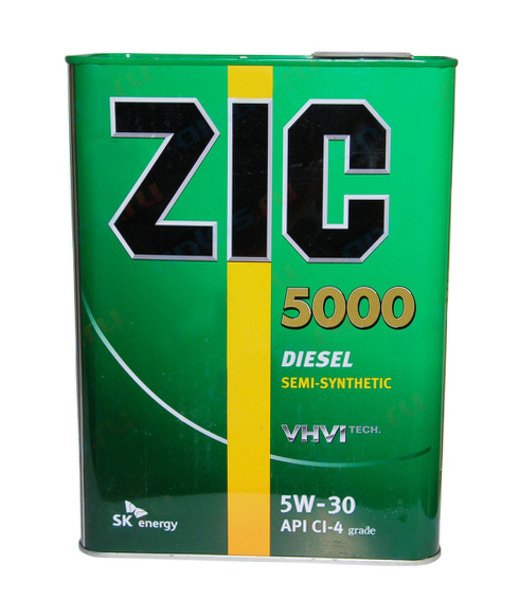 Моторное масло 5000 5W-30 (Полусинтетическое, 4л)