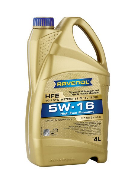 Моторное масло RAVENOL High Fuel Economy HFE, 5W-16, 4л, 4014835812291