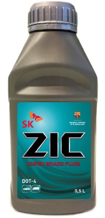 ZIC Super Brake Fluid (0.5L)_жидкость тормозная! DOT4