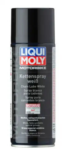 Белая цепная смазка для мотоц. Motorbike Kettenspray weiss (0,4л)