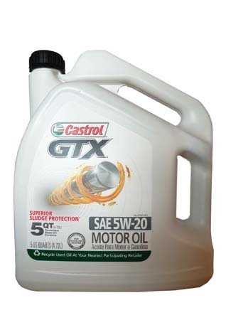 Моторное масло CASTROL GTX SAE 5W-20 Motor Oil (4,73л)