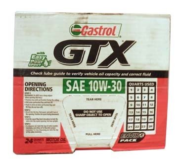 Моторное масло CASTROL GTX SAE 10W-30 Motor Oil (0,946л)