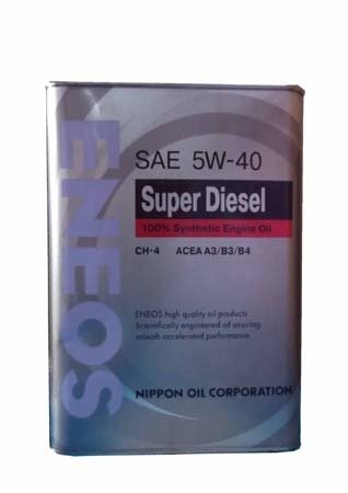 Моторное масло ENEOS Super Diesel SAE 5W-40 (4л)