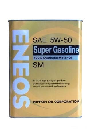Моторное масло ENEOS Super Gasoline SAE 5W-50 (4л)