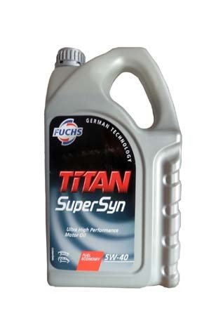 Моторное масло FUCHS Titan SuperSyn SAE 5W-40 (5л)