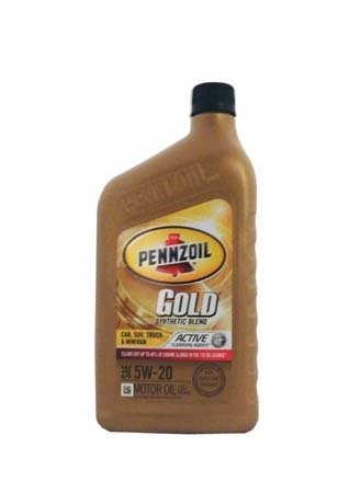 Моторное масло PENNZOIL Gold Synthetic Blend SAE 5W-20 (0,946л)