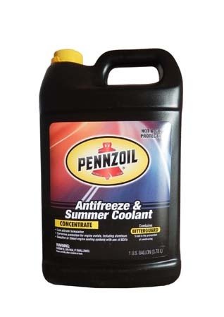 Антифриз концентрированный желтый PENNZOIL Antifreeze&Summer Coolant (3,785л)