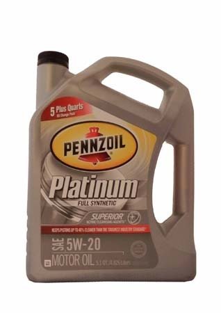 Моторное масло PENNZOIL Platinum SAE 5W-20 (4,826л)