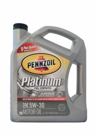 Моторное масло PENNZOIL Platinum SAE 5W-30 (4,826л)