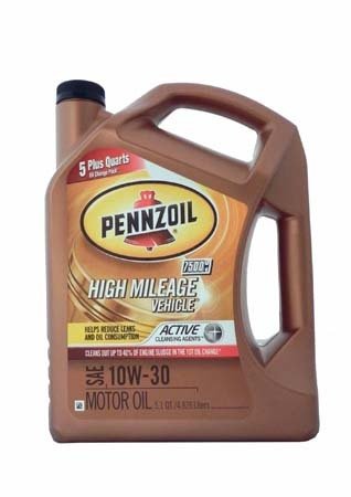 Моторное масло PENNZOIL High Mileage Vehicle SAE 10W-30 (4,826л)
