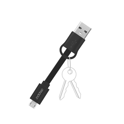 Дата-кабель USB - micro USB, брелок