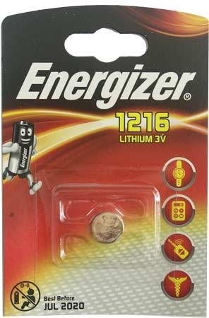 ЭЛЕМЕНТ ПИТАНИЯ CR1216 BL1 ENERGIZER 09335