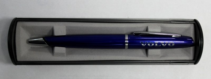 Ручка VESA синяя с логотипом VOLVO, АВТОСУВЕНИР, VPV14
