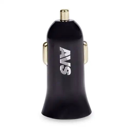 USB автомобильное зарядное устройство AVS 2 порта UC-522 (2,4А, черный) (Black Edition)