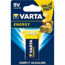 04122229411_батарейка 1шт VARTA ENERGY 9V 6LR3146 (крона)!\