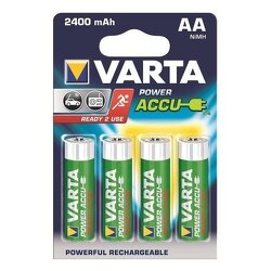 56756101494 АККУМУЛЯТОР VARTA RECHARGEABLE ACCU 3+1 AA 2400 MAH R2U NI-MH, БЛИСТЕР 4ШТ