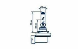 481012100_Лампа 12V H11 55W +150' PGJ19-2 NARVA Range Power 2 шт. DUOBOX 481012100