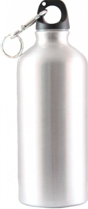 Бутылка питьевая Следопыт, алюм. с карабином, 600 мл, PFBDA600