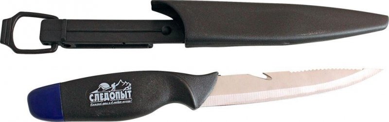 Нож разделочный Следопыт нетонущий, дл. клинка 135 мм, в чехле, PFPK02