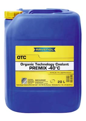 Антифриз готовый к применению OTC Organic Techn.Coolant Premix -40°C (20л)