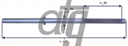 Вал сошки рулевого управления