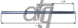 Шток рулевой рейки