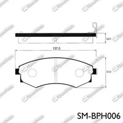 Колодки HYUNDAI H-1,Santa Fe I (SM),H-1 (TQ)