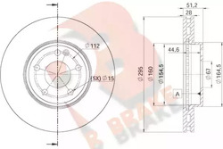 Диск тормозной передн. вент. (без ABS) MERCEDES-BENZ B180 2012-, MERCEDES-BENZ B200 2012-, MERCEDES-BENZ GLA200 2014-